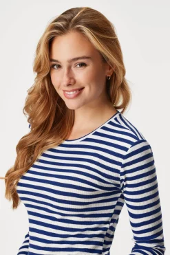 Bawełniana bluzka Pieces Rukado z długim rękawem