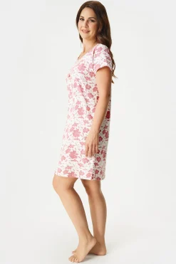 Bawełniana damska koszula nocna Soft Cotton krótka