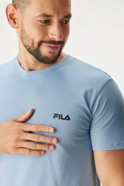 Bawełniana piżama męska FILA Arian z krótkimi nogawkami
