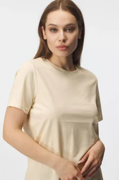 Bawełniany T-shirt Pieces Ria