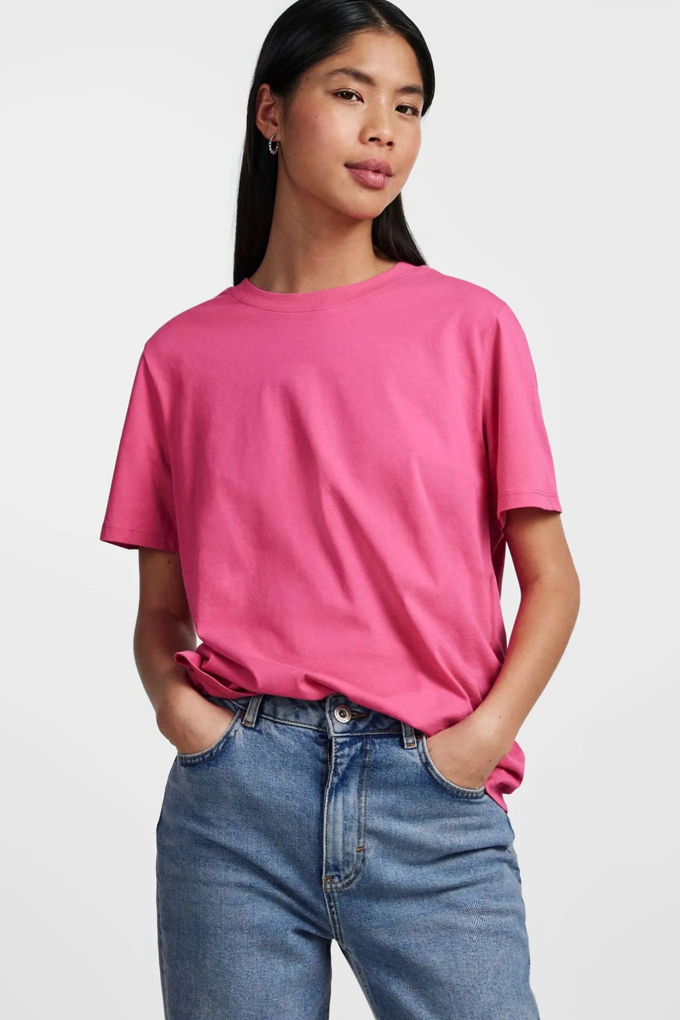 Bawełniany T-shirt Pieces Ria