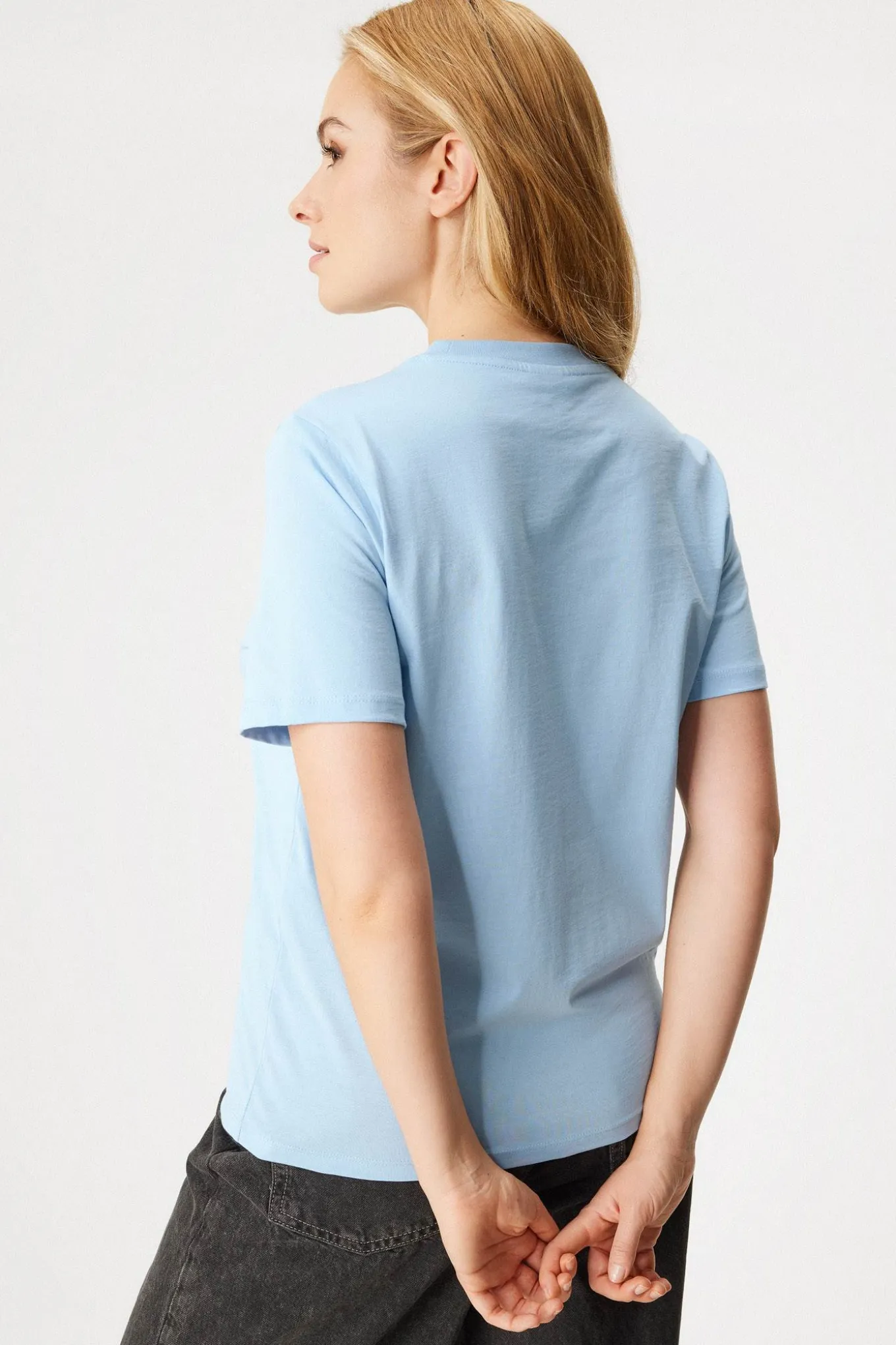 Bawełniany T-shirt Pieces Ria
