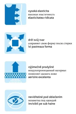 Bezszwowy podkoszulek modelujący SilverPro