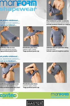 Bezszwowy podkoszulek wyszczuplający SilverPro