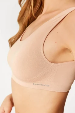 Biustonosz Bamboo Nature Bralette bezszwowy