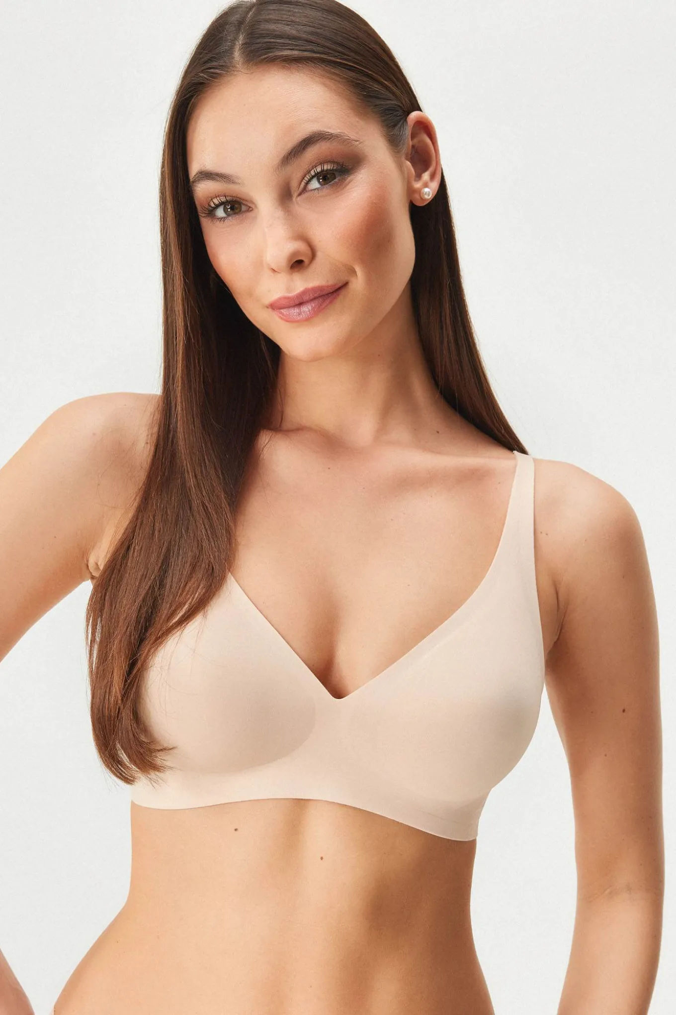 Biustonosz Bonded Micro Push-Up z wyjmowanymi wkładkami