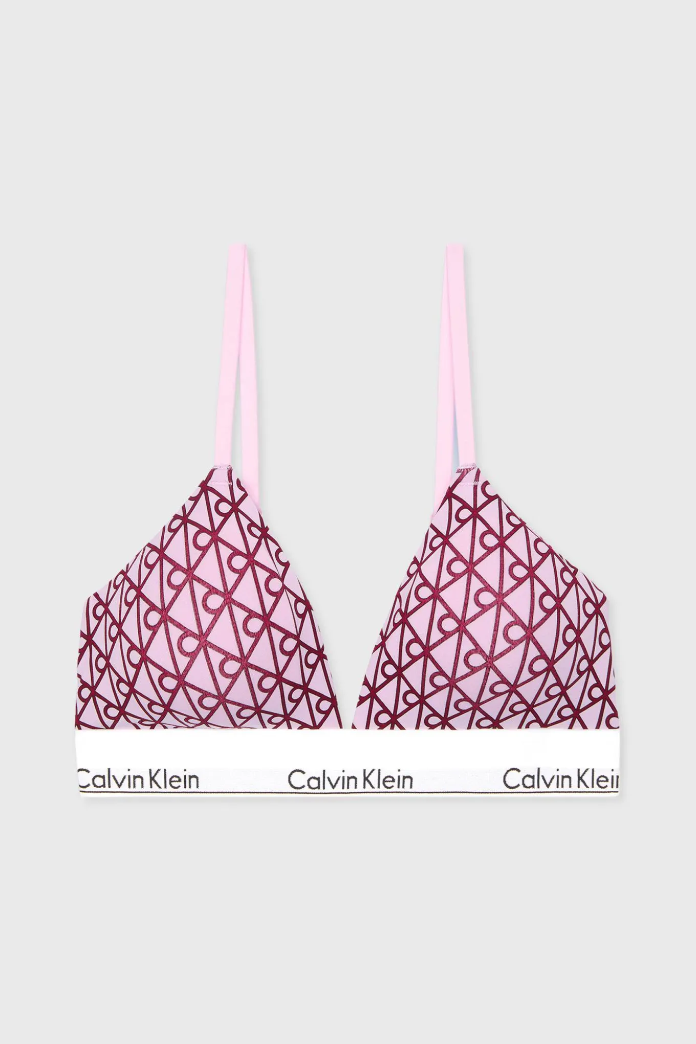 Biustonosz Calvin Klein Lightly Lined bez fiszbin i z wyjmowanymi wkładkami