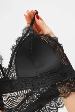 Biustonosz HUGO Triangle RL Lace Bralette