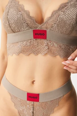 Biustonosz HUGO Triangle RL Lace Bralette