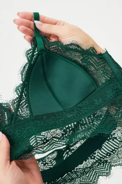 Biustonosz HUGO Triangle RL Lace Bralette