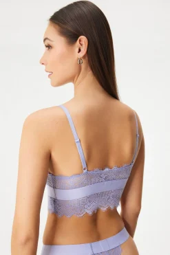 Biustonosz HUGO Triangle RL Lace Bralette