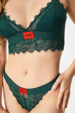 Biustonosz HUGO Triangle RL Lace Bralette