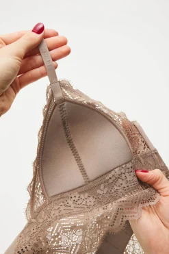 Biustonosz HUGO Triangle RL Lace Bralette