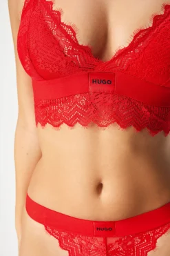 Biustonosz HUGO Triangle RL Lace Bralette