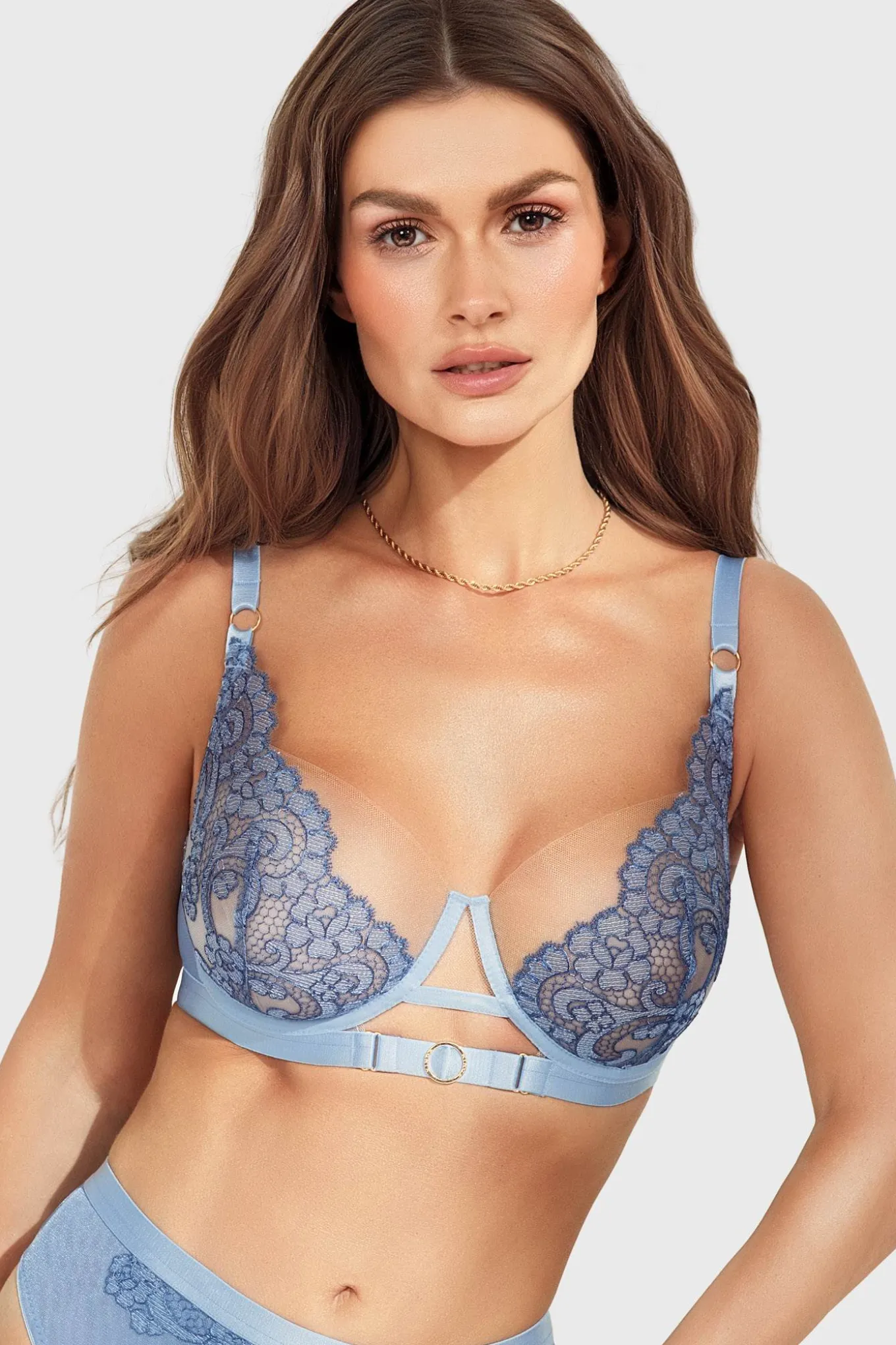 Biustonosz nieusztywniany Alia Blue