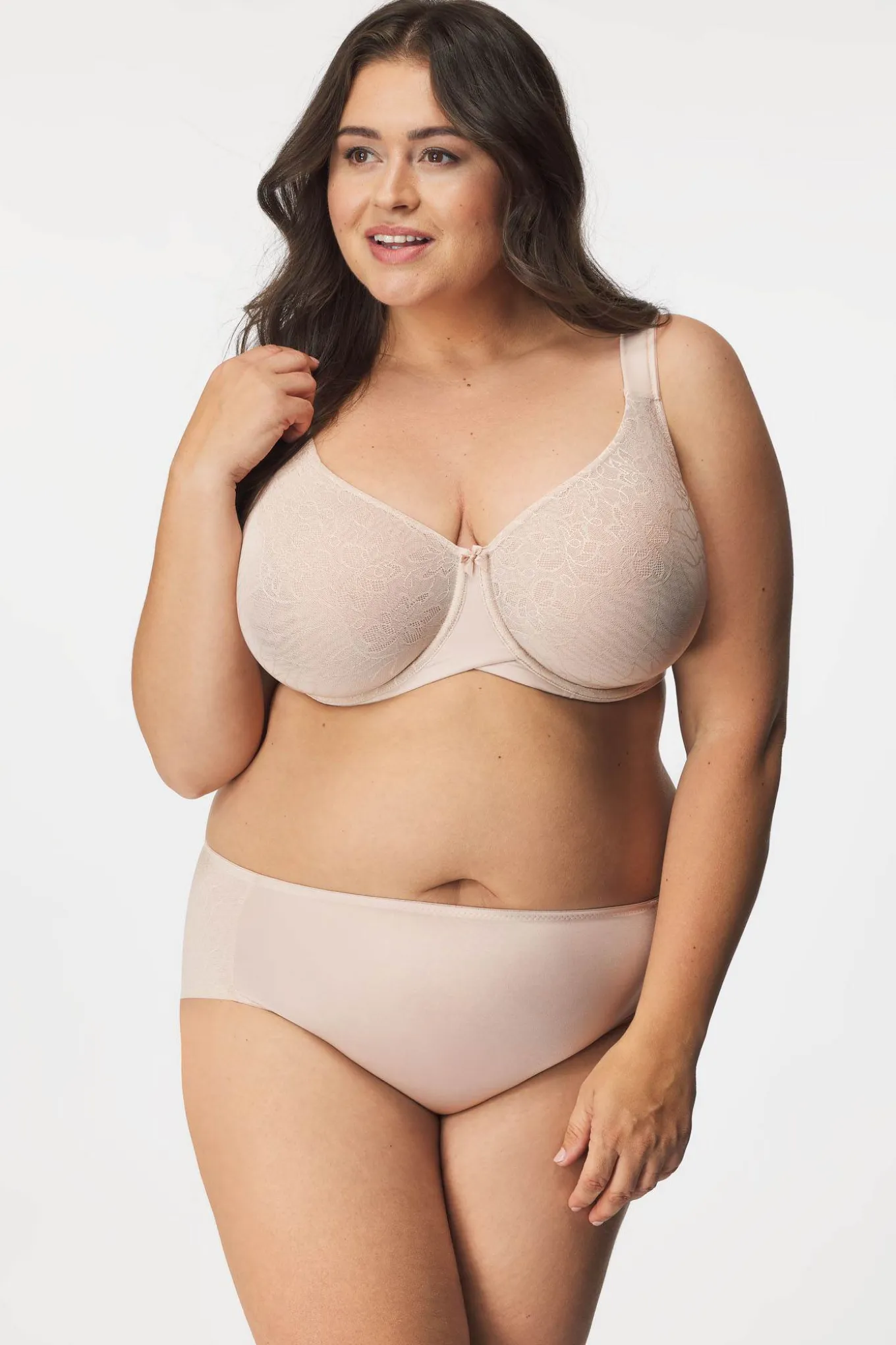 Biustonosz nieusztywniany minimizer Powerlace