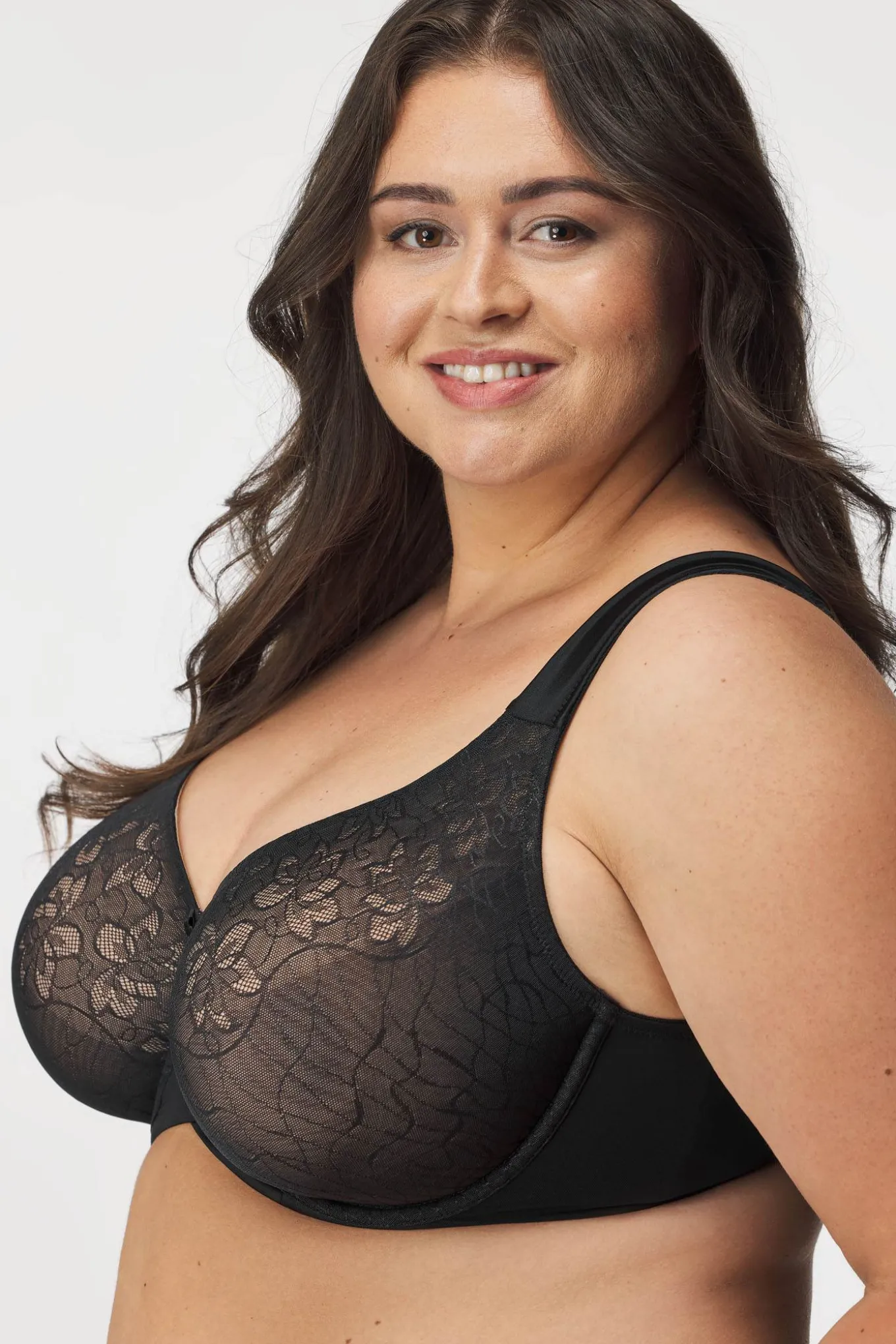 Biustonosz nieusztywniany minimizer Powerlace