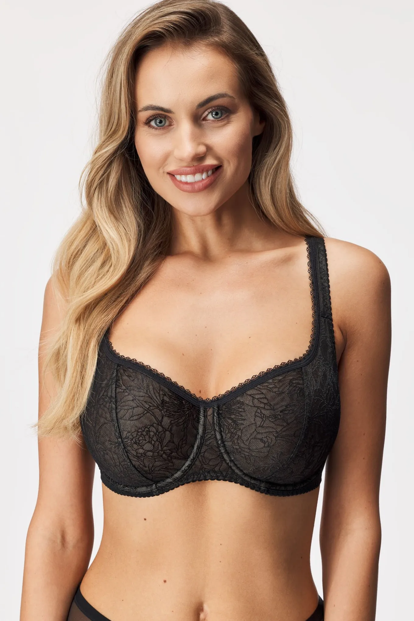 Biustonosz nieusztywniany Tulip Lace minimizer