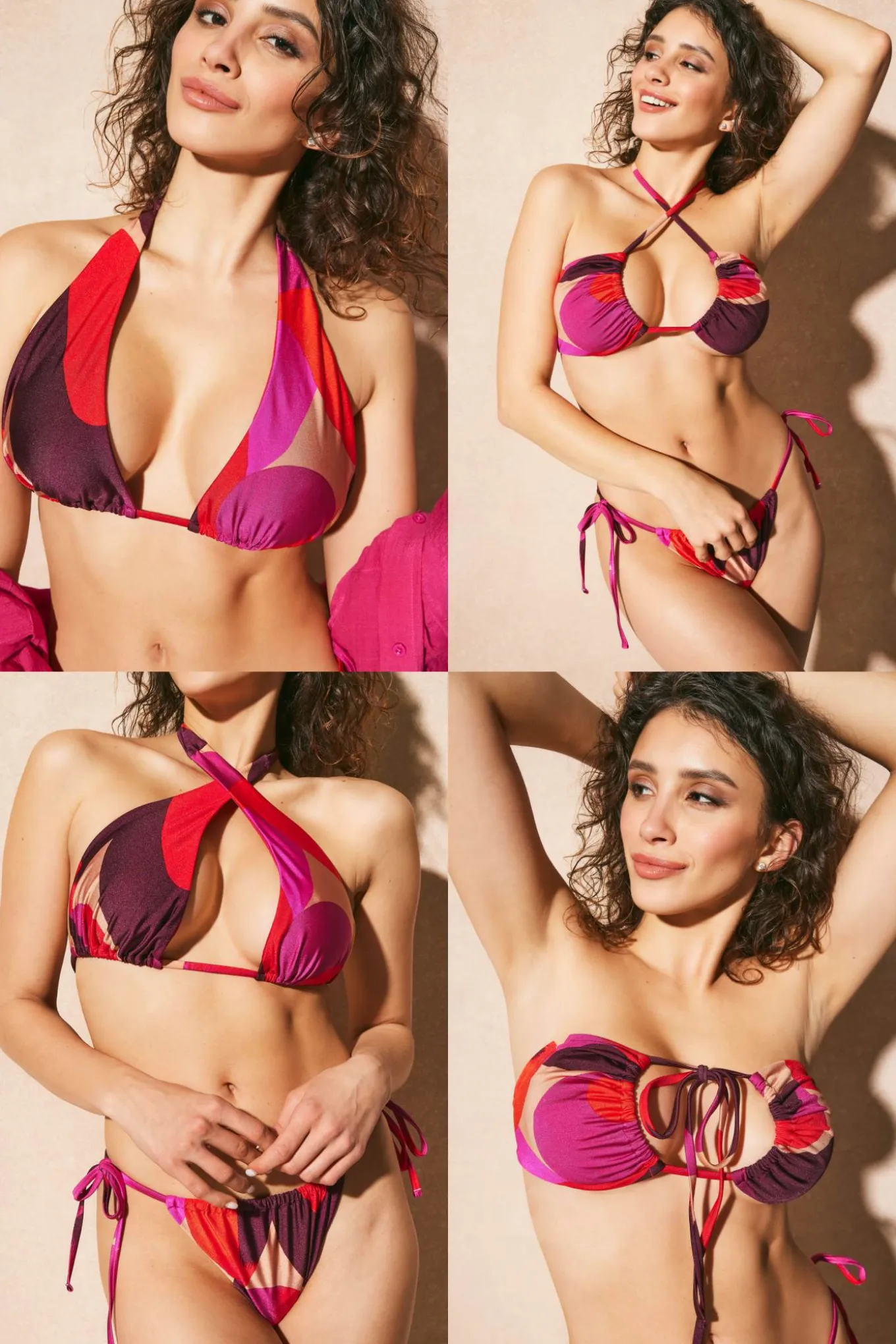 Biustonosz od bikini Nija 3 w 1