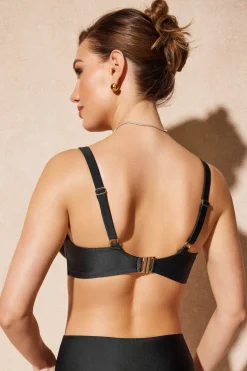 Biustonosz od stroju kąpielowego Satin Black I