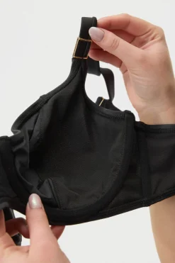 Biustonosz od stroju kąpielowego Satin Black I