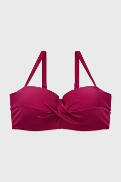 Biustonosz od stroju kąpielowego DIVA by IVA Bardot Burgundy