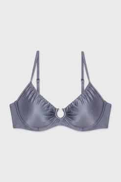 Biustonosz od stroju kąpielowego Satin Steel-Blue IV