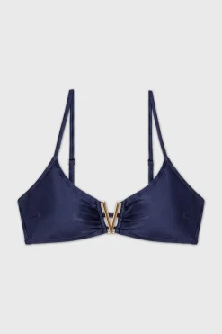 Biustonosz od stroju kąpielowego Satin Blue V
