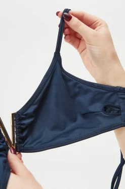 Biustonosz od stroju kąpielowego Satin Blue V