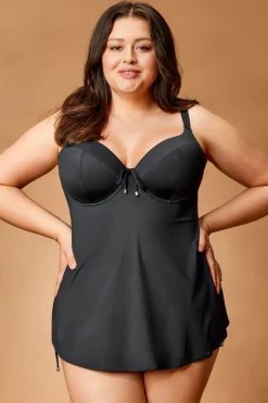 Biustonosz od stroju kąpielowego tankini Harper Black Plus