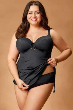 Biustonosz od stroju kąpielowego tankini Harper Black Plus