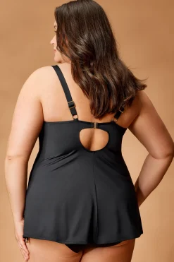 Biustonosz od stroju kąpielowego tankini Harper Black Plus