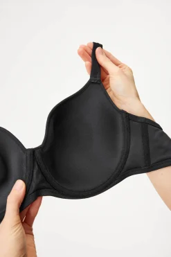 Biustonosz od szybkoschnącego stroju kąpielowego Spacer 3D Simply Black
