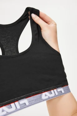 Biustonosz sportowy Fila Black bawełniany