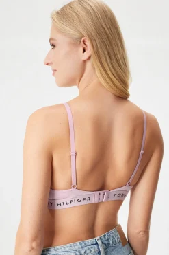 Biustonosz Tommy Hilfiger RP Triangle z wyjmowanymi wkładkami