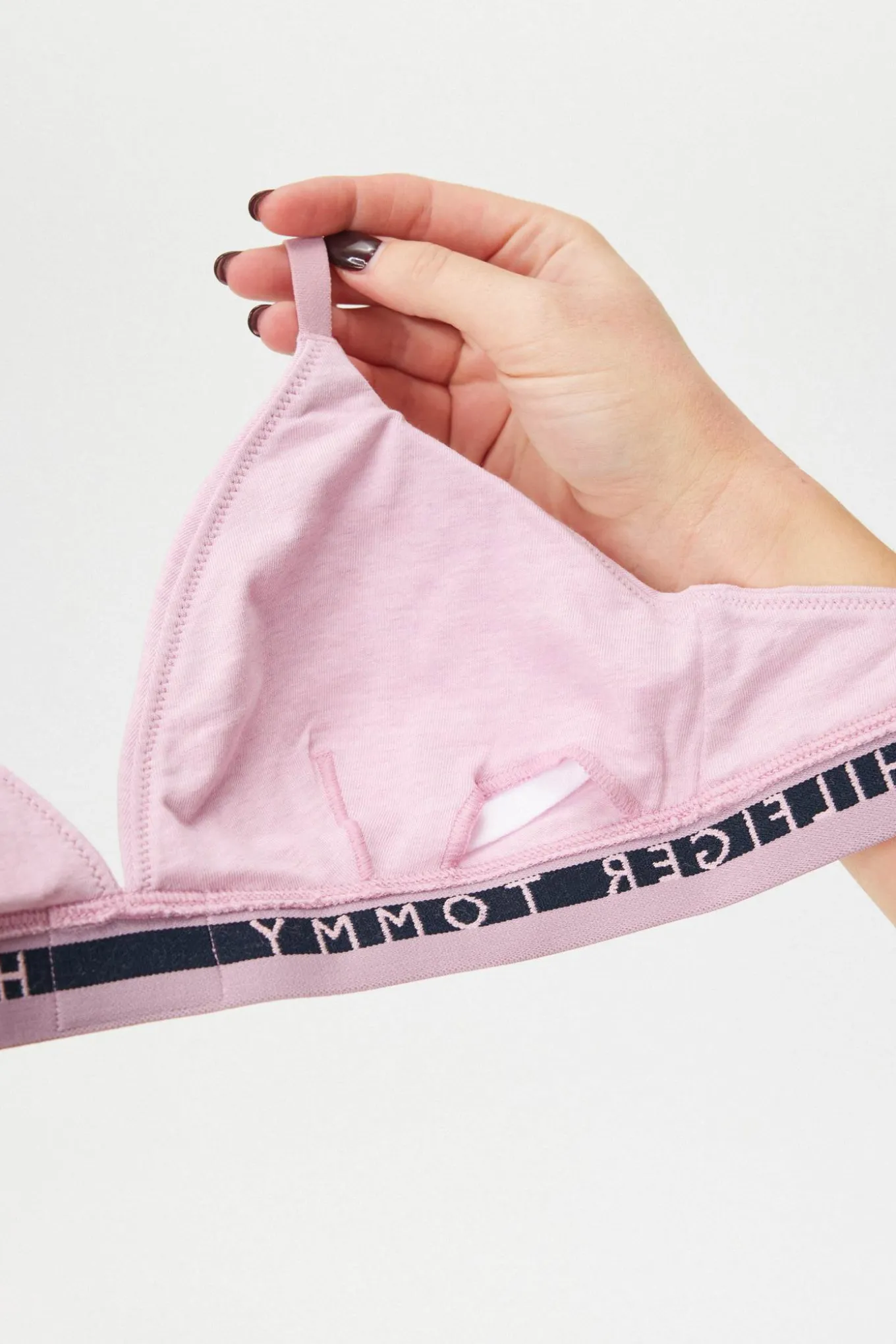 Biustonosz Tommy Hilfiger RP Triangle z wyjmowanymi wkładkami