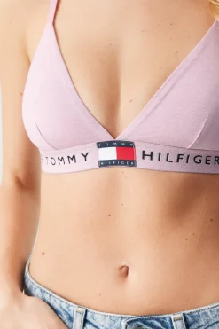 Biustonosz Tommy Hilfiger RP Triangle z wyjmowanymi wkładkami