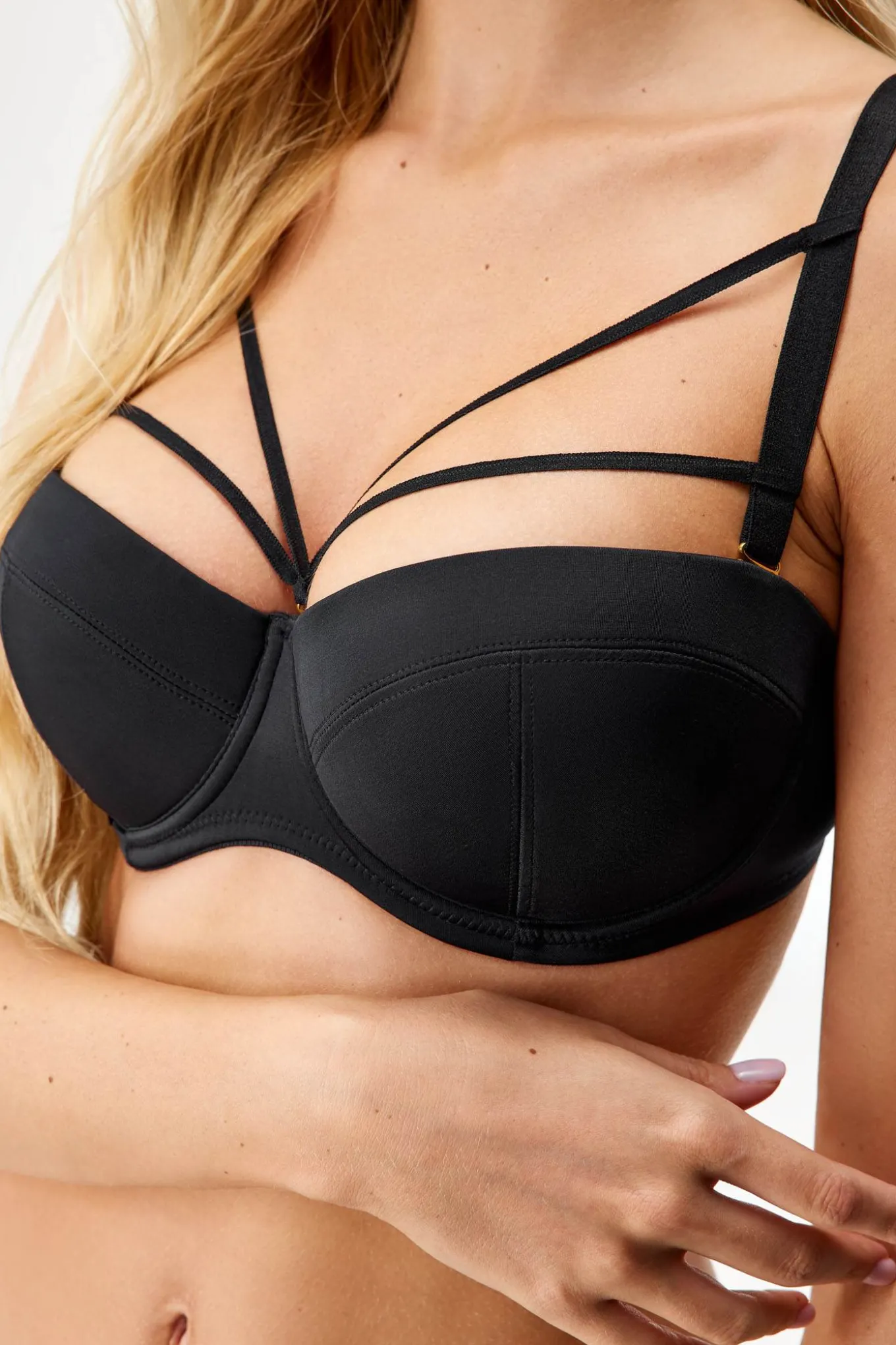 Biustonosz usztywniany Basic Strappy Bardot