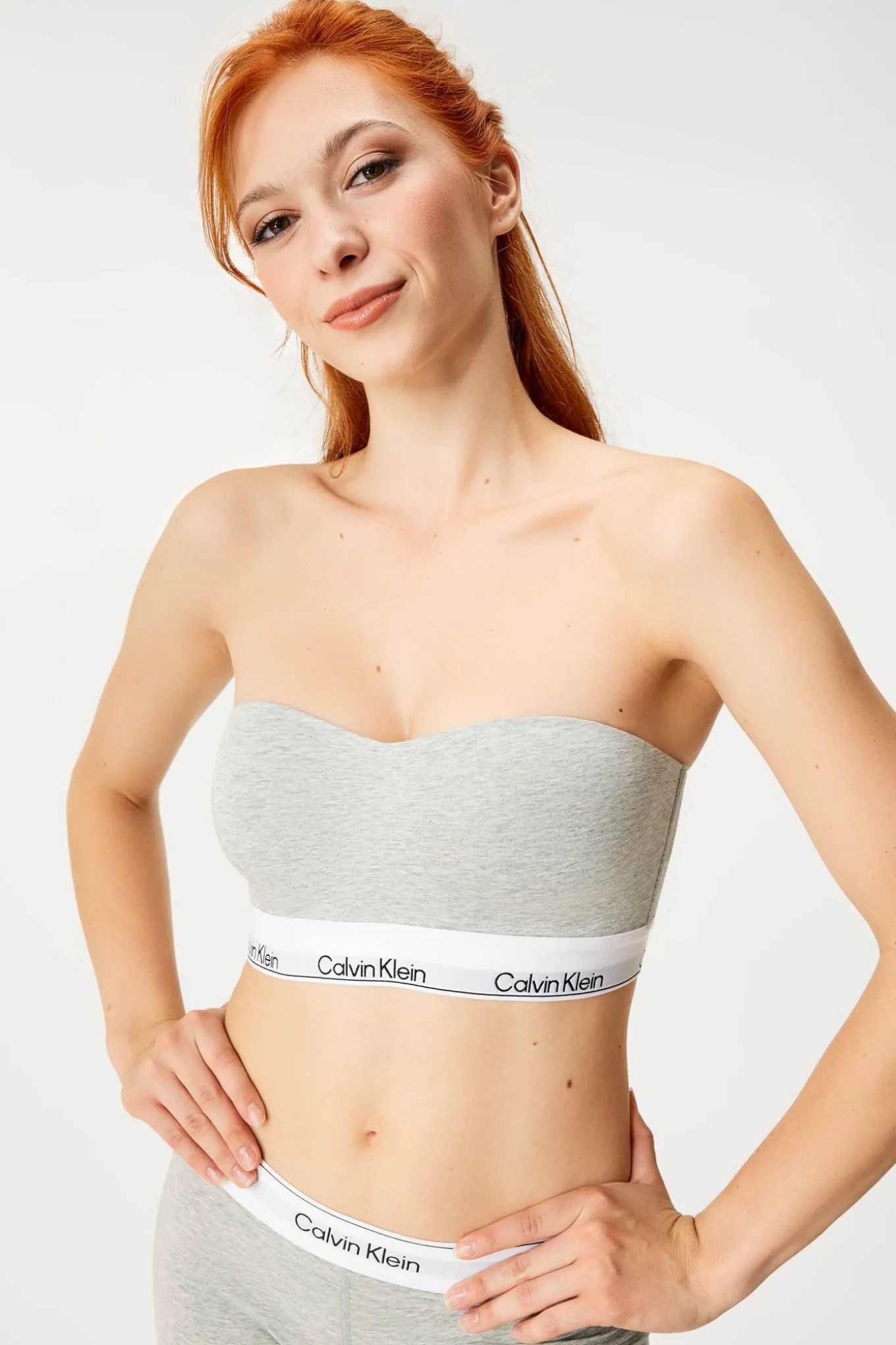 Biustonosz usztywniany Calvin Klein Lightly Lined Bandeau
