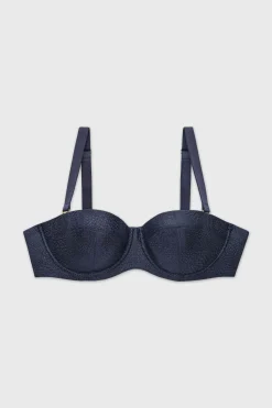 Biustonosz usztywniany Navy Dream Bardot