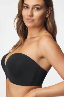 Biustonosz Wonderbra Ultimate Strapless Bardot Double Push-Up bez fiszbin