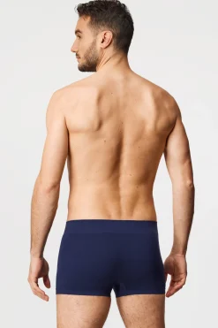 Bokserki bambusowe Dark Blue bezszwowe