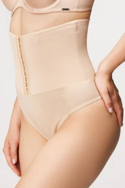 Ściągający gorset ze stringami Elegant Shape