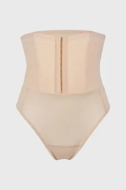 Ściągający gorset ze stringami Elegant Shape