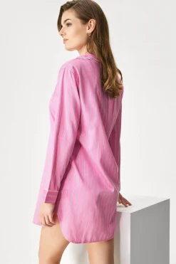 Damska koszula nocna Ralph Lauren Cotton Sateen krótka