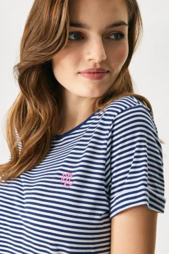 Damska piżama Ralph Lauren Cotton Knit z krótkimi nogawkami