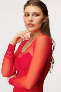 Damskie body Dantelle