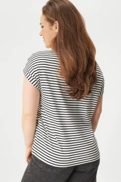Damski T-shirt ONLY Stripe