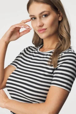Damski T-shirt Pieces Rukado z krótkim rękawem