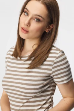 Damski T-shirt Pieces Rukado z krótkim rękawem